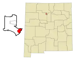Location of White Rock, New Mexico in Los Alamos County