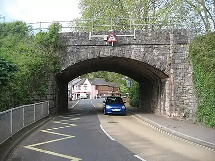 The low bridge limits double deck bus access to Chelston