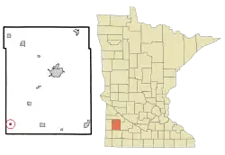 Location of Florence, Minnesota