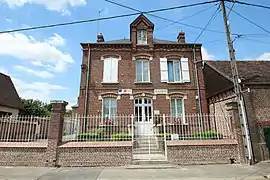 The town hall in Guignecourt