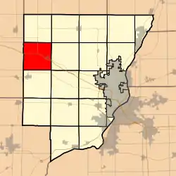 Location in Peoria County