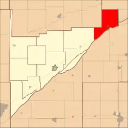 Location in Merrick County
