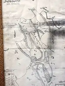 Map of Mhlog State under Simla Hill States, Himachal Pradesh,India