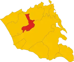 Comiso within the Province of Ragusa