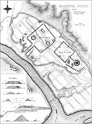 Survey of Marietta Earthworks, 1838