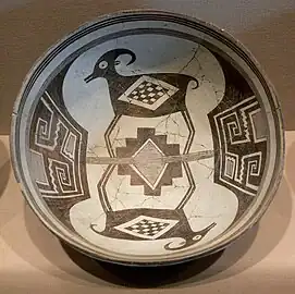 Mimbres Bowl with Bighorn Sheep and Geometrical Design, New Mexico, c. 1000-1150 A.D. Dallas Museum of Art