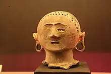 One of the Anitist Maitum anthropomorphic pottery from Sarangani, Philippines c. 5 BC-370 AD