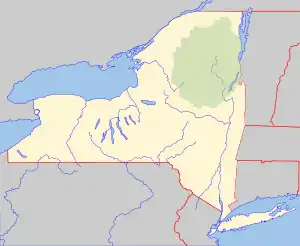 Nippletop is located in New York Adirondack Park