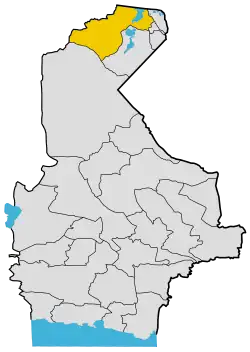 Location of Nimruz County in Sistan and Baluchestan province