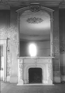 Salon fireplace, Northfield Chateau, Northfield, Massachusetts (completed 1903; demolished 1963).