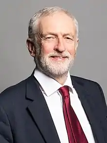 Jeremy Corbyn's official photograph for Parliament