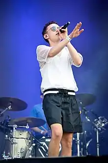 Alexander performing at the Sziget Festival in Hungary in 2016