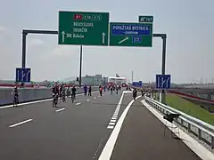 opening of the D1 motorway viaduct in Považská Bystrica