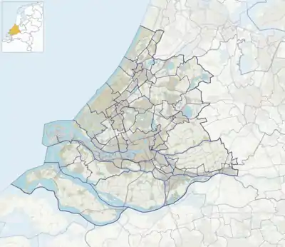 Zuid-Beijerland is located in South Holland