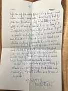 Page 2 Letter from Frank McGill