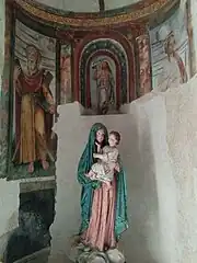 Statue of Mary in the Church of St. Peter Alli Marmi