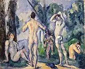 Cézanne: Bathers (1890 ou 1891), Hermitage Museum