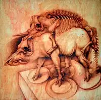 Untitled XI, undated, airbrush, 119 x 120&nbsp;cm