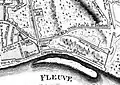 Location on Séraucourt's plan in 1746