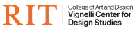 RIT College of Art and Design Vignelli Center for Design Studies logo