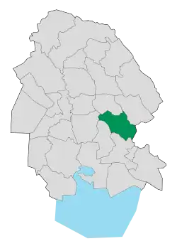 Location of Ramhormoz County in&nbsp;Khuzestan&nbsp;province
