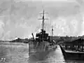 Téméraire at anchor in Helsinki in May 1919