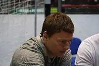 Roman Erat at Fan's day in Třebíč, Třebíč District