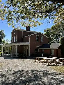 Color photo of the exterior of the Southern Indiana Center for the Arts, Seymour, Indiana