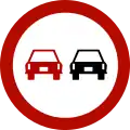 No overtaking
