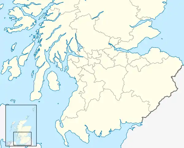 2013–14 Scottish Championship is located in Scotland South