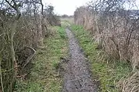 Track bed and another rail at Blythburgh