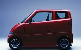 The Commuter Cars Tango, 8 ft 5 in (257 cm) long and 39 in (990 mm) wide