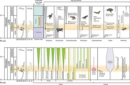 Some of the major biological changes