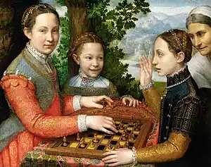 Sofonisba Anguissola The Chess Game (1555) An intellectual game