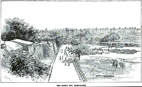 The Dodda Pet, Bangalore (Caine, 1891, p. 523)