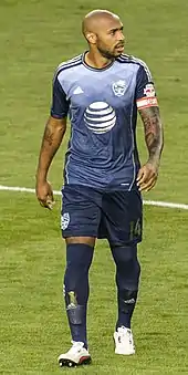 Thierry Henry with the New York Red Bulls in 2013