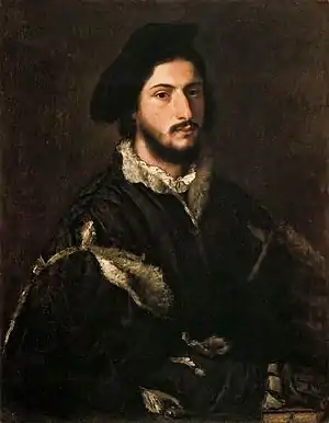 TitianPortrait of Vincenzo Mosti. 85 × 67 cm.