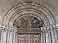 Details of the Romanesque portal