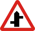 Staggered intersection