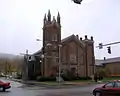 United Church of Warsaw, Warsaw Downtown Historic District, October 2009