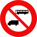 107: No buses or trucks