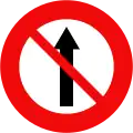 136: No straight ahead