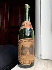 Titanic-era bottle of Apollinaris Natural Mineral Water