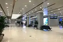 Waiting room of Daxing Airport Railway Station