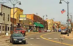 West side of downtown Osceola (Facing north)