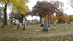 Woodlawn Cemetery in Carbondale