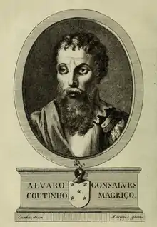 Retrato de Álvaro Gonçalves Coutinho por Marques Cunha