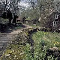 Antigas casas de Åsle Tå