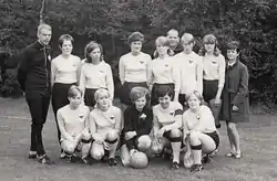 A equipa de Öxabäck em 1968