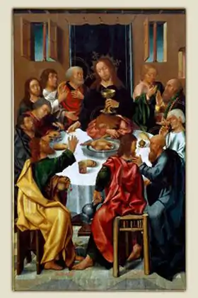 Última Ceia (Políptico da Capela-mor da Sé de Viseu, no Museu Grão Vasco)